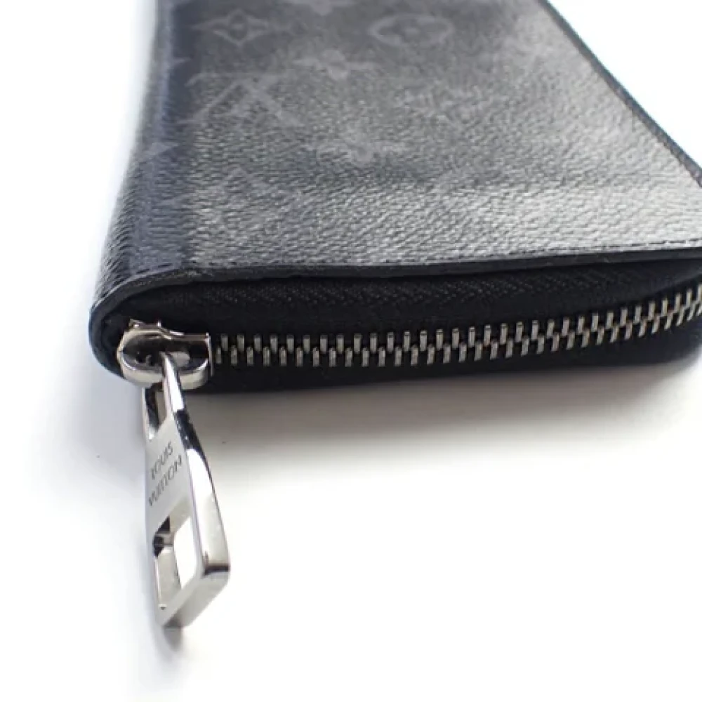 Louis Vuitton Vintage Pre-owned Fabric wallets Black Heren