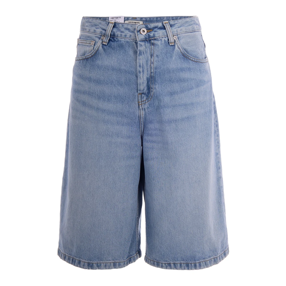 Carhartt Wip Women's Blue Denim Shorts, Xs, Denim Shorts