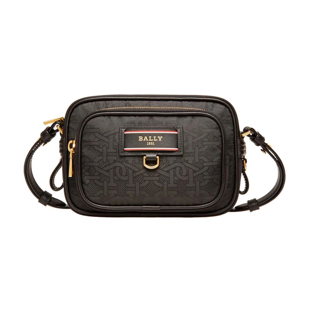 Bally Logo Mini Schoudertas Black Dames