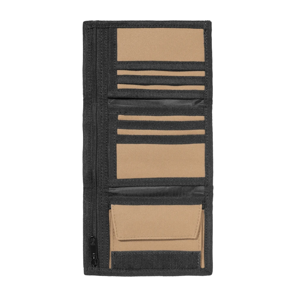 Carhartt WIP Tear-Open Kaart en Rits Portemonnee Beige Heren
