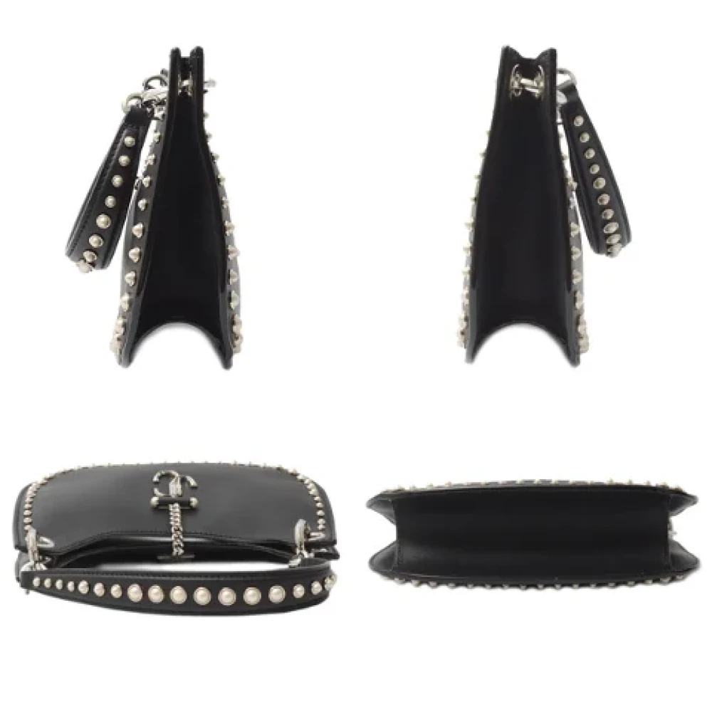 Jimmy Choo Pre-owned Leather shoulder-bags Black Dames