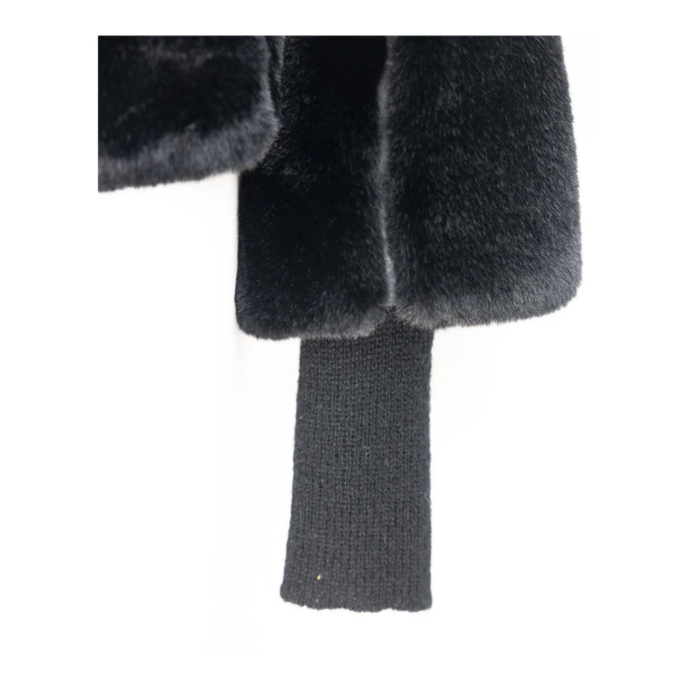 PATRIZIA PEPE High Neck Jas Black Dames