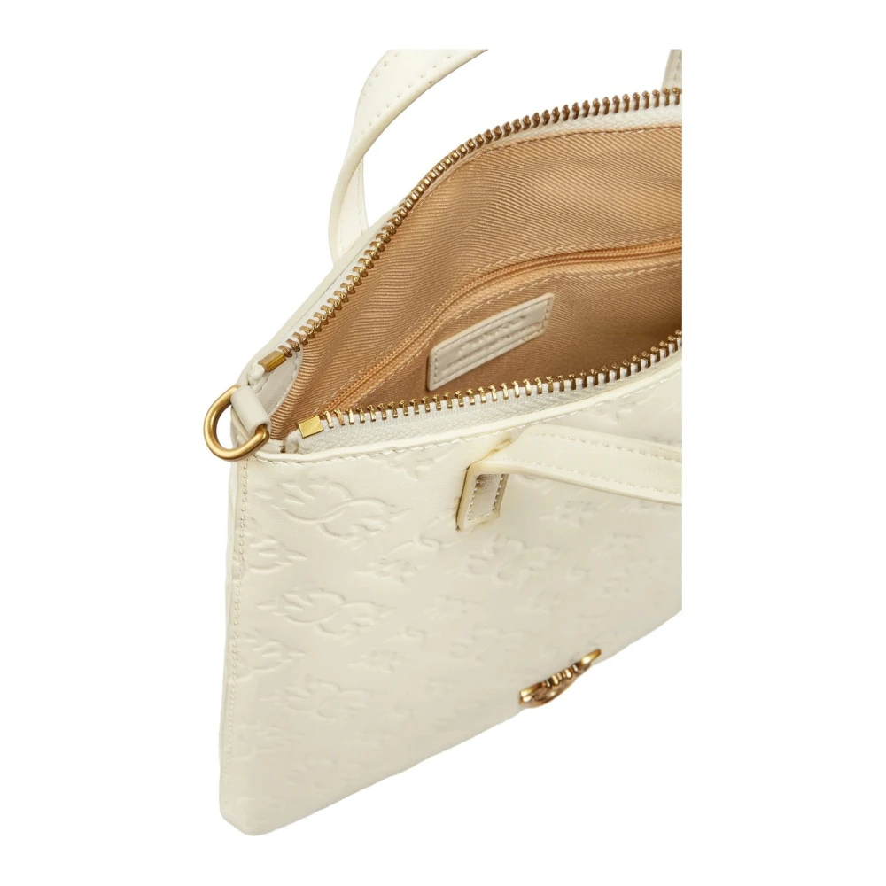 pinko Leren Handtas Samenstelling: 92% Leer 8% Polyurethaan White Dames