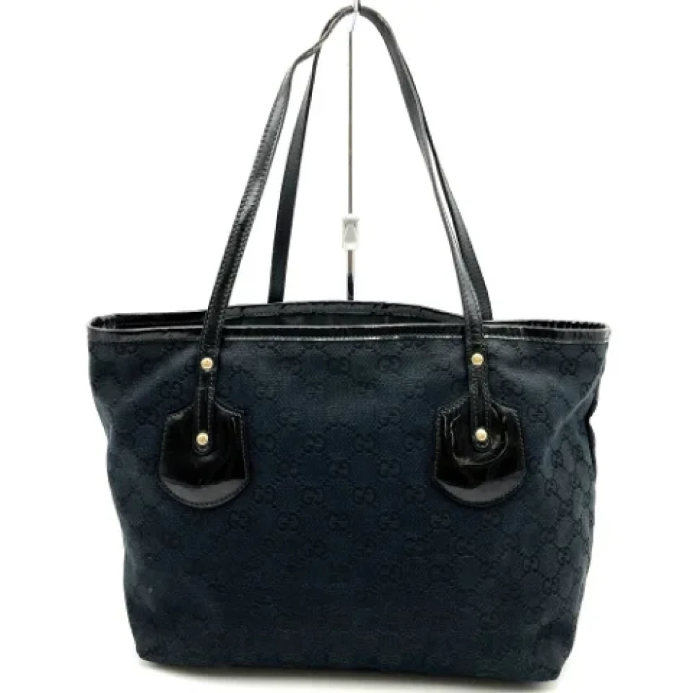 Gucci Vintage Pre-owned Canvas totes Black Dames
