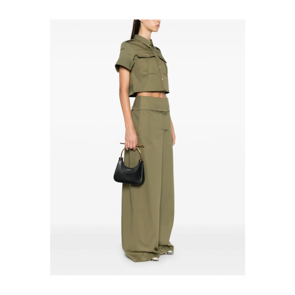 alexander mcqueen Zwarte en gouden schoudertas Black Dames