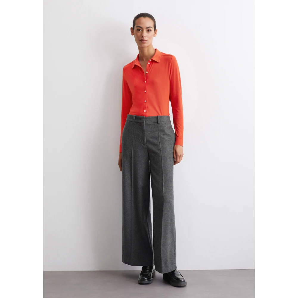 Marc O'Polo Reguliere jerseyblouse Red Dames