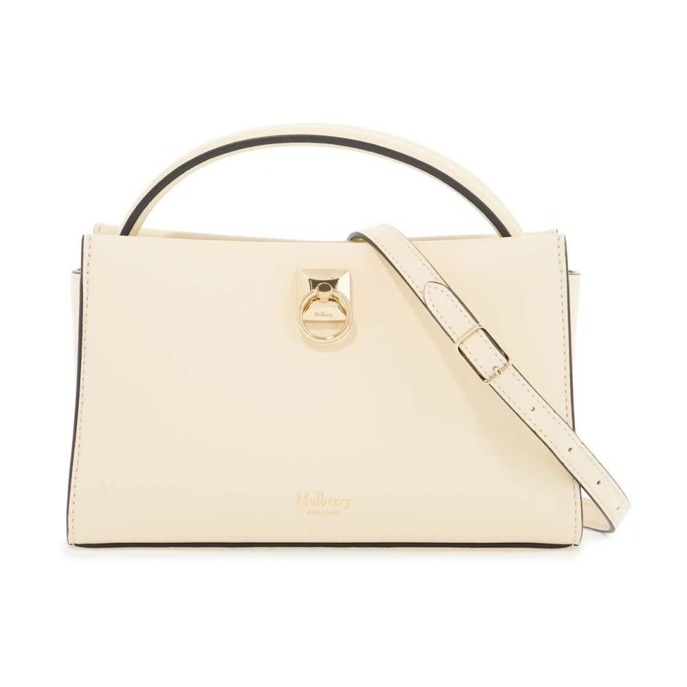 Mulberry Gouden Keystone Lock Mini Iris Handtas Beige Dames