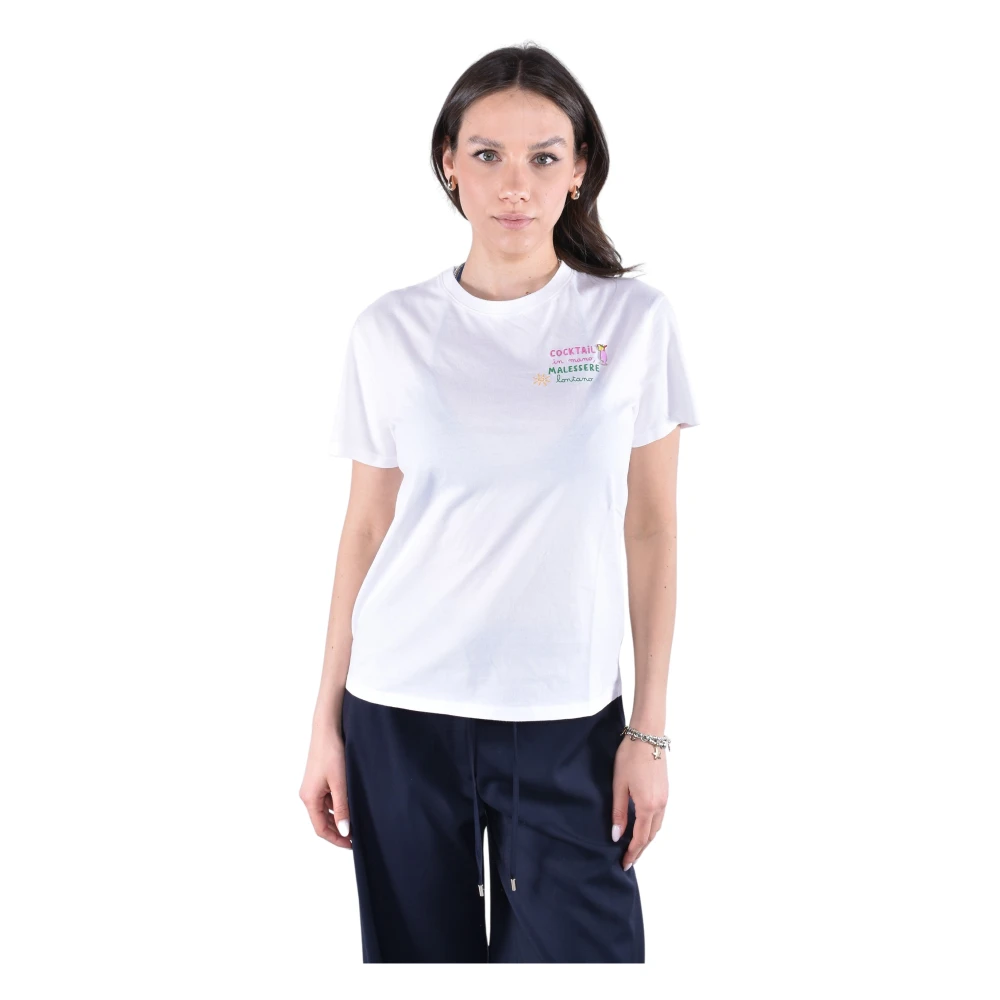 Mc2 Saint Barth White T-Shirts, Female, M, T-Shirts
