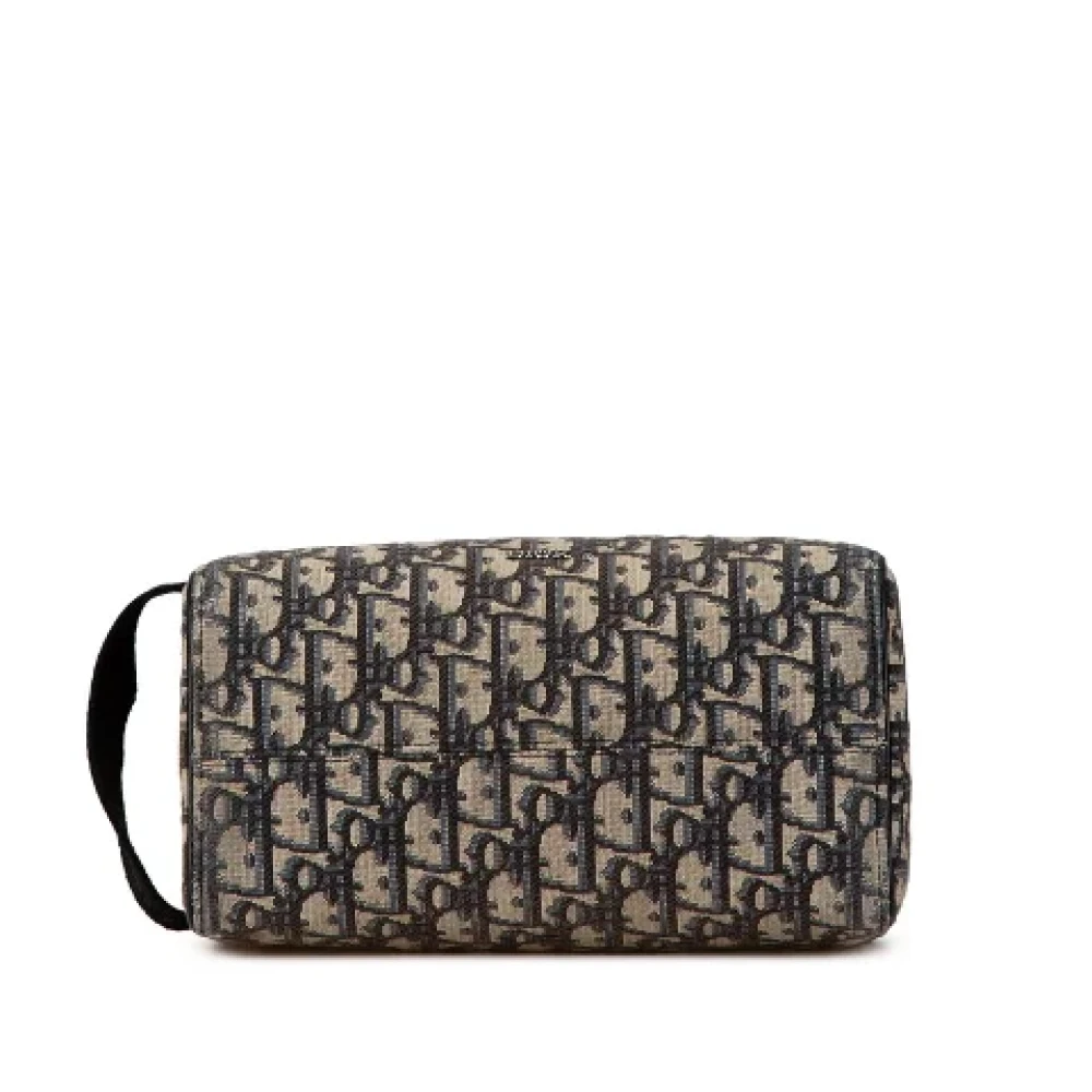 Dior Vintage Pre-owned Canvas handbags Beige Dames