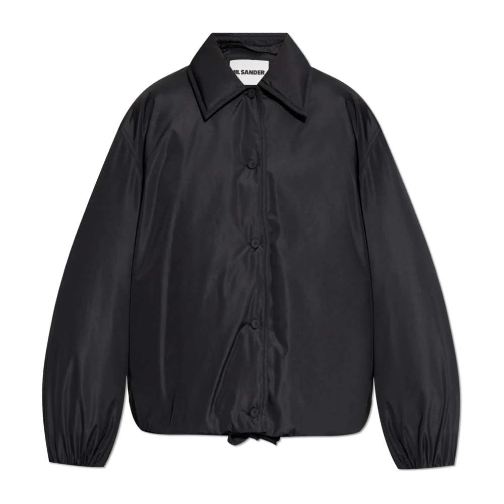 Jil Sander Löst sittande pufferjacka Black, Dam