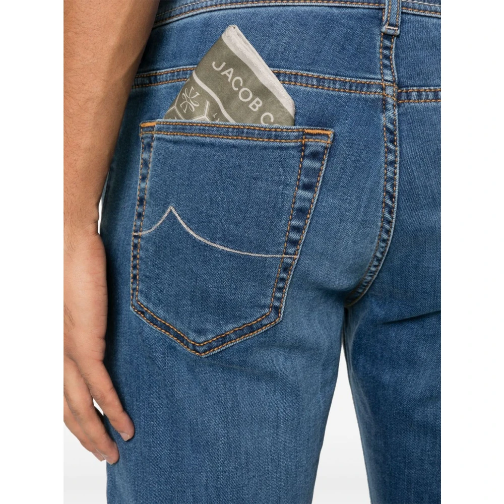 Jacob Cohën Blauwe Jeans met Klassieke Stijl Blue Heren