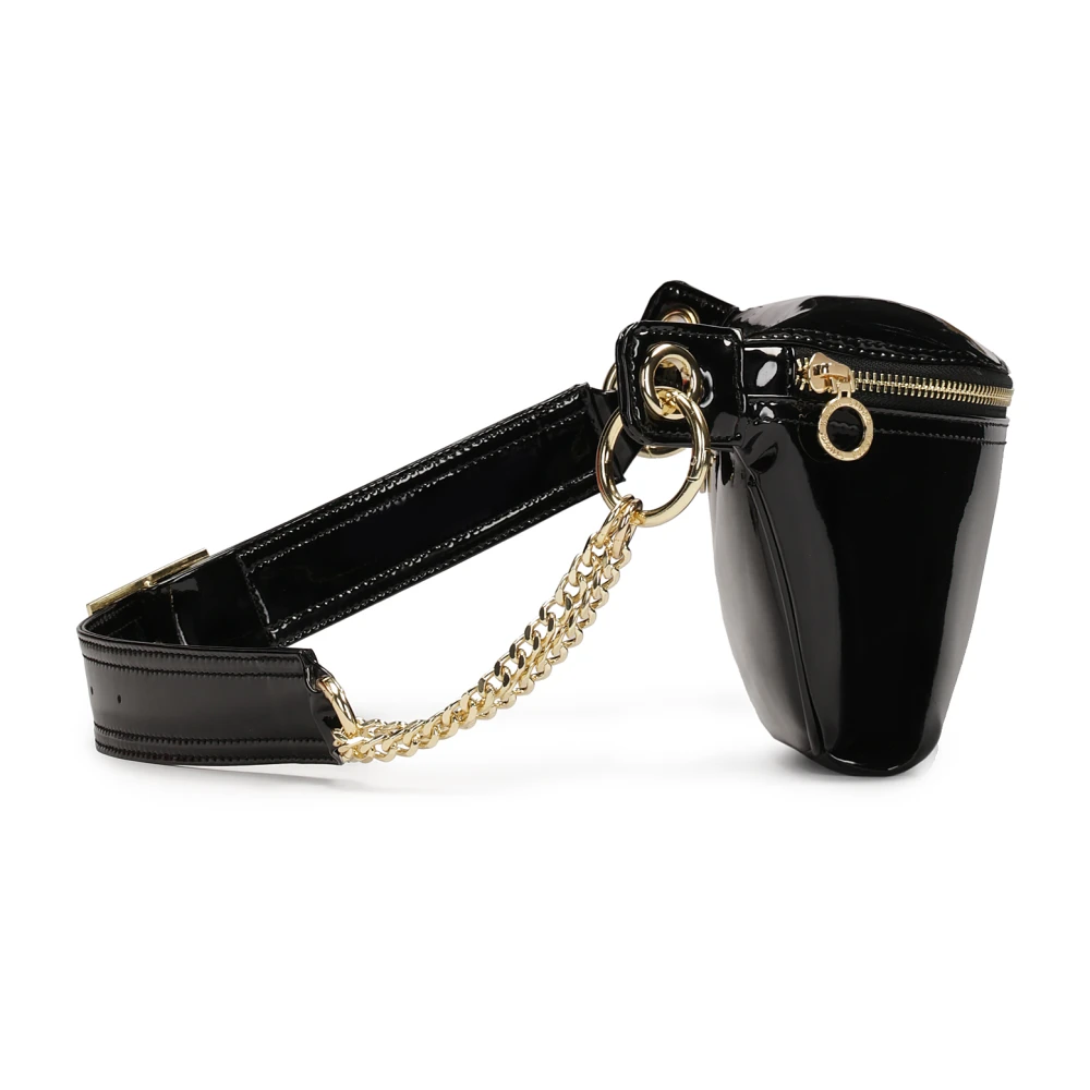Kazar Studio Gelakt leren heuptas Black Dames