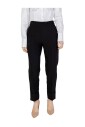 pantalon-cigarette-en-polyester-noir