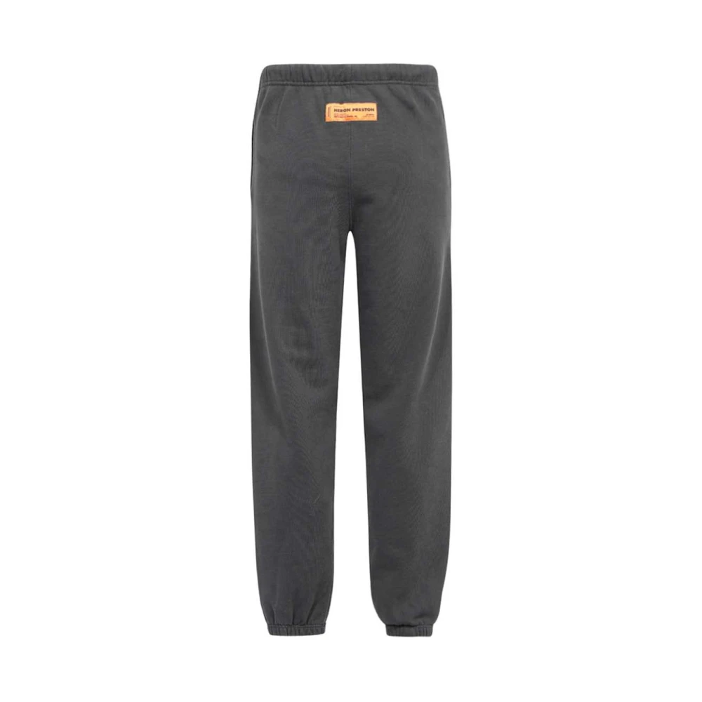 Heron Preston Katoenen Track-Pants met Front Print Black Heren