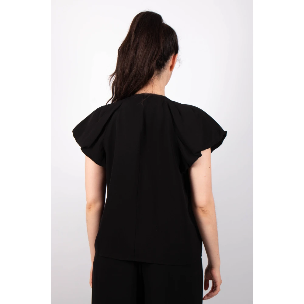 Ulla Johnson Zwarte Astra Top Black Dames