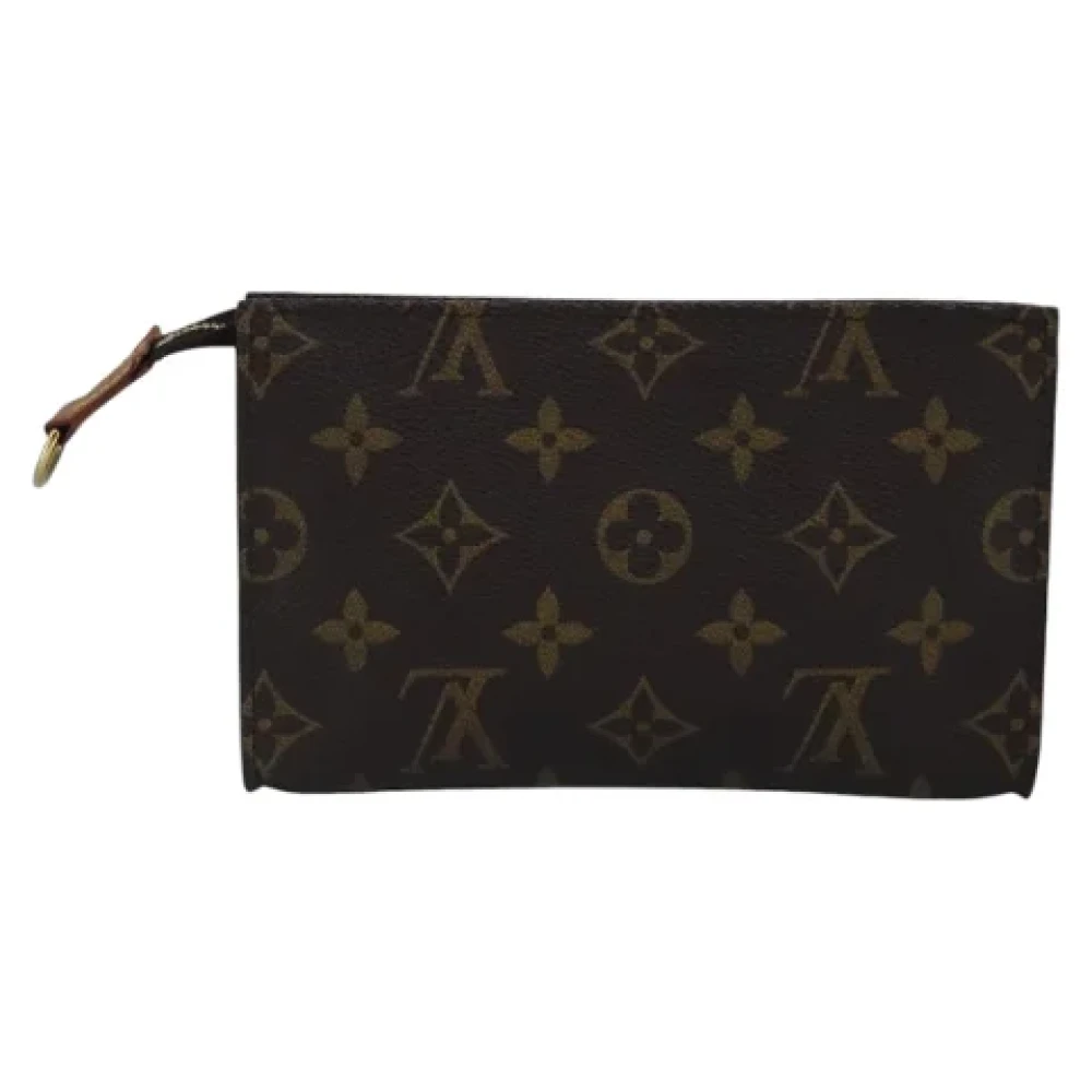 Louis Vuitton Vintage Pre-owned Canvas pouches Brown Dames