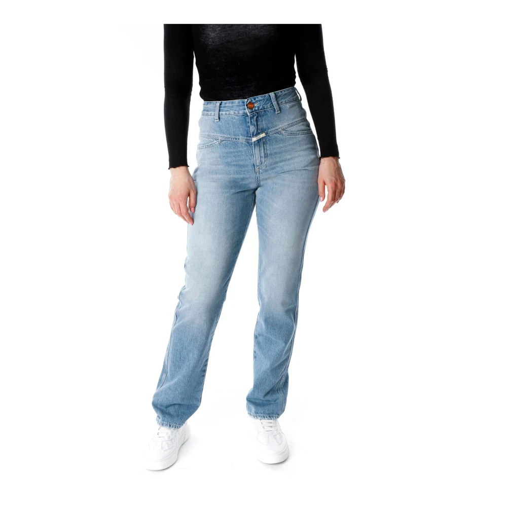 Closed Blue Straight Fit Jeans, Female, W26, Straight Jeans