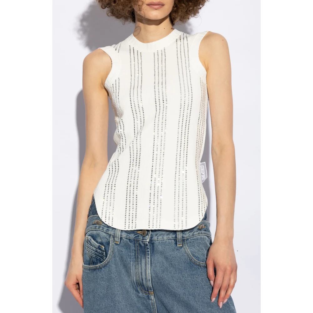 The Attico Top met applicaties White Dames