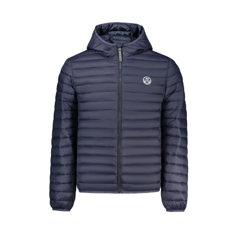 North Sails Men's Blue Winter Jackets, Xl, Long-Sleeved Jacket With Hood