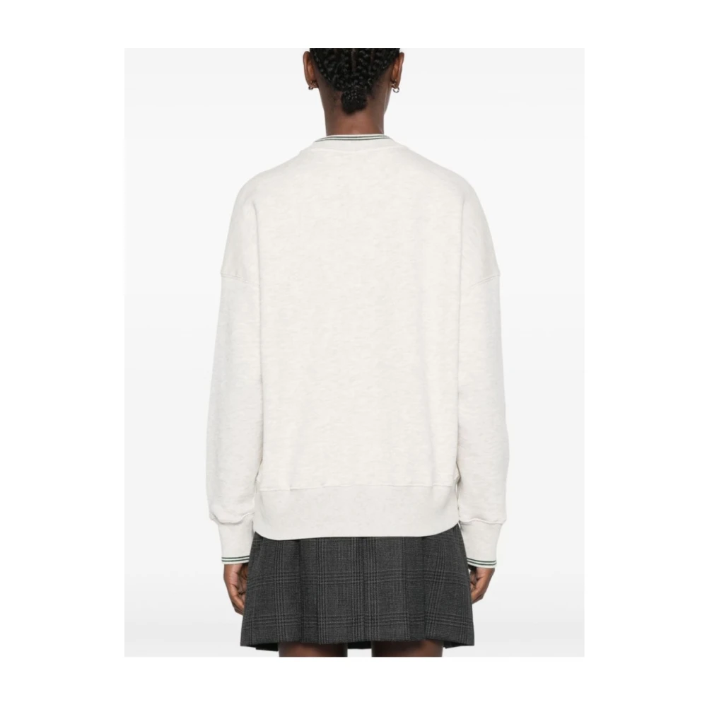 Autry Groen Witte Sweatshirt White Dames