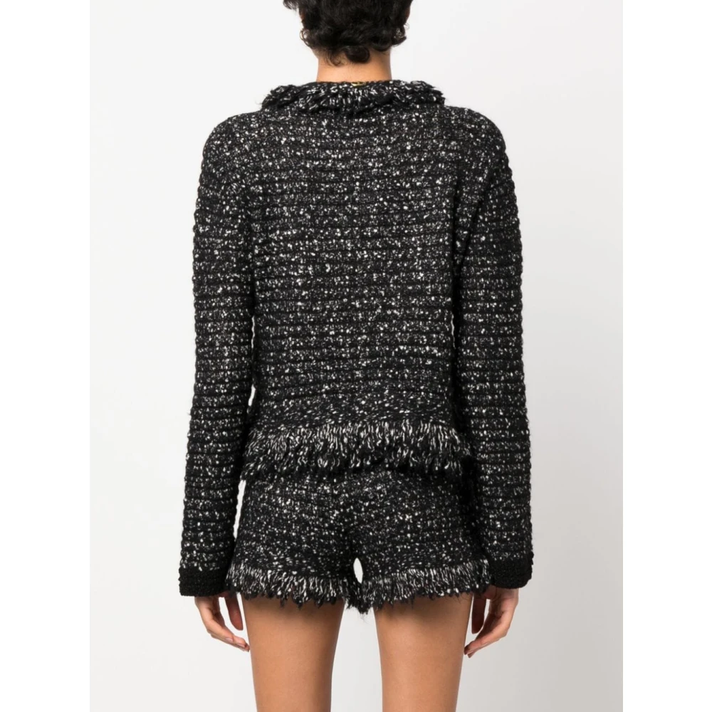 Twinset Gebreid Jack Bic.nero Neve Black Dames