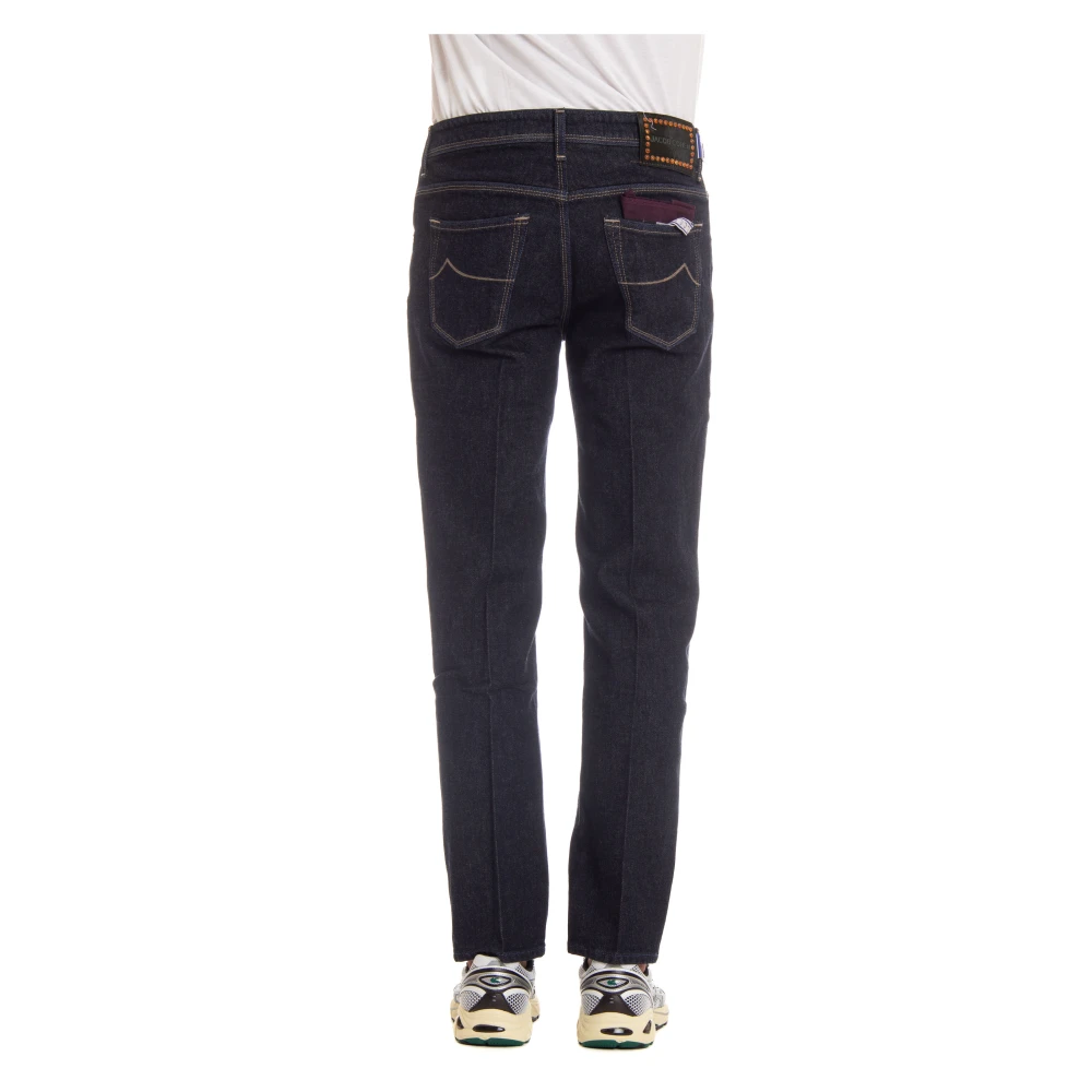 Jacob Cohën Donkere Wassing Slim Fit Jeans Blue Heren