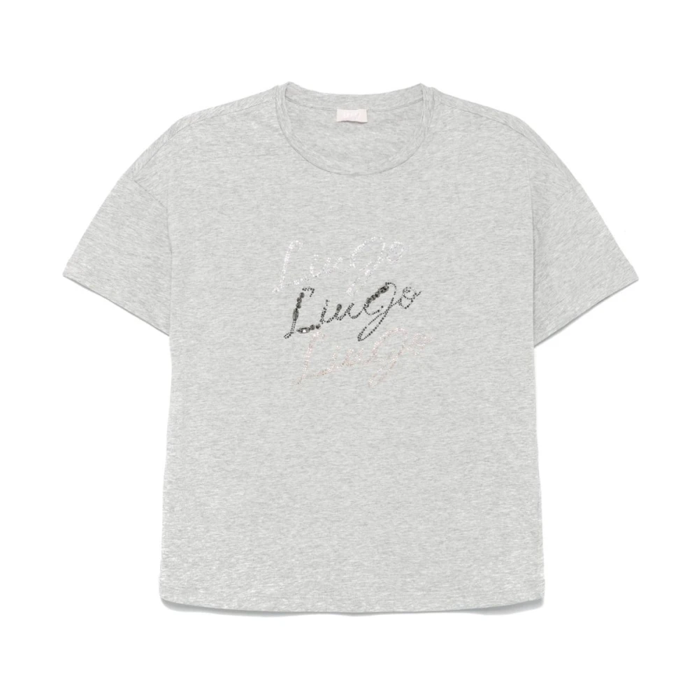 Liu Jo - Tops > T-Shirts - Gray - Liu Jo - Modalova