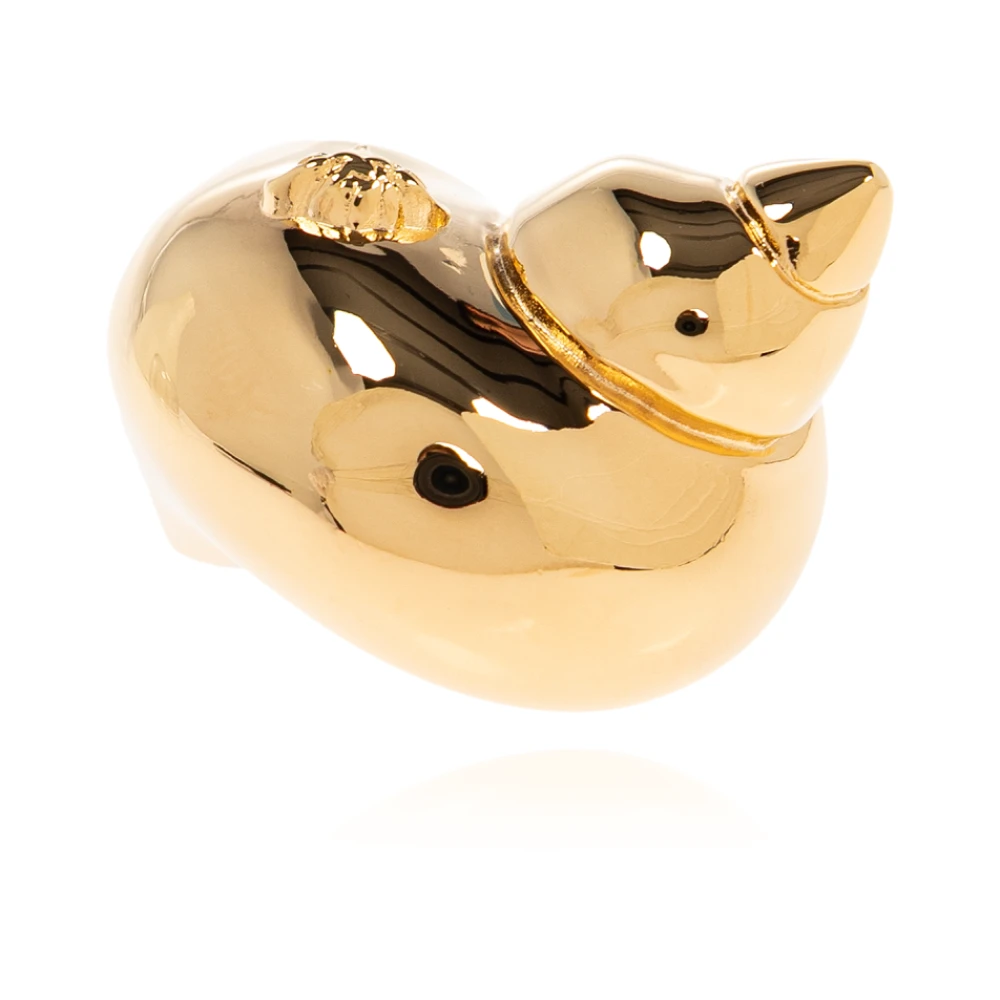 Versace Vrouw Geel Accessoires Dames, 52 Mm, Schelp Motief Ring