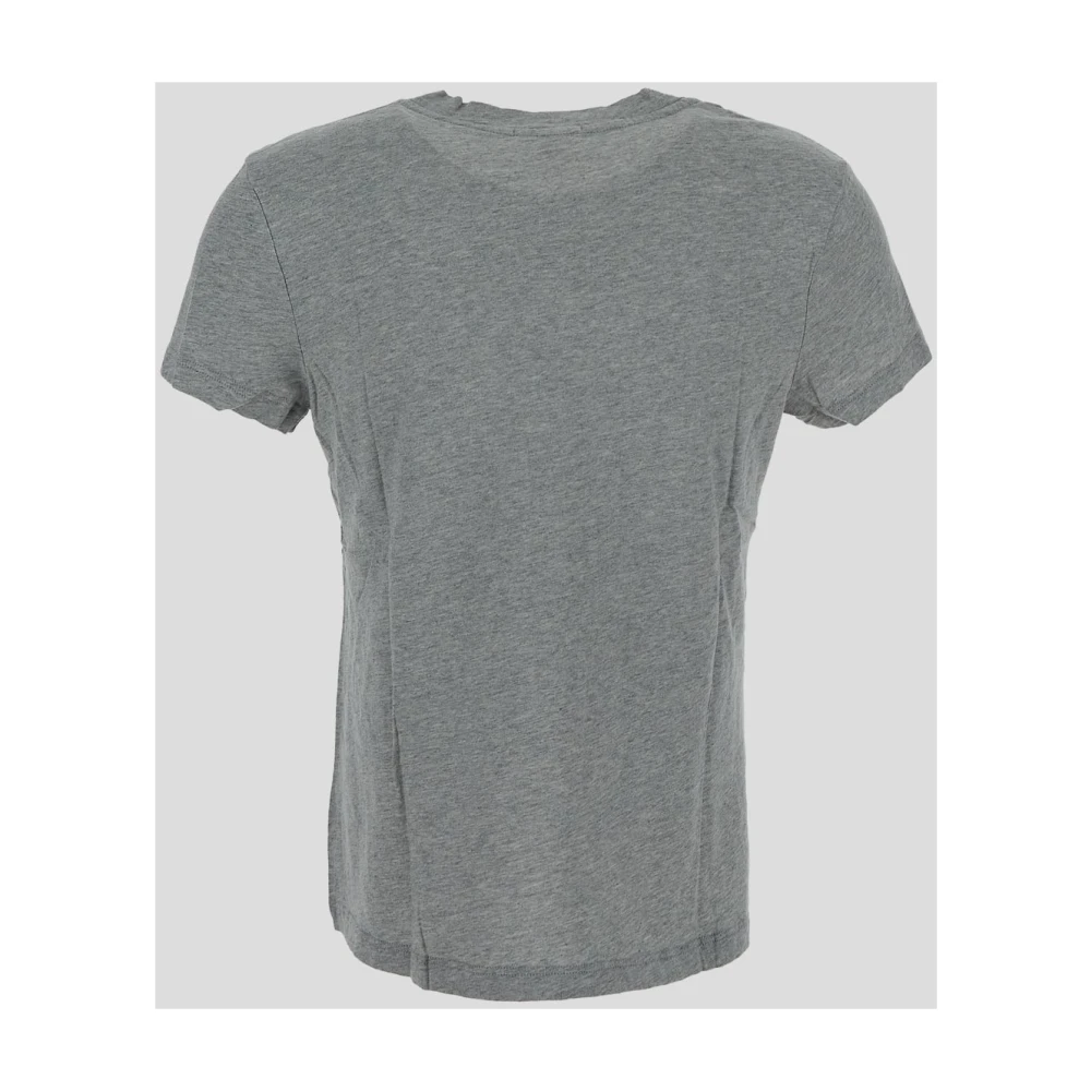 James Perse Klassiek Katoenen T-shirt Gray Dames