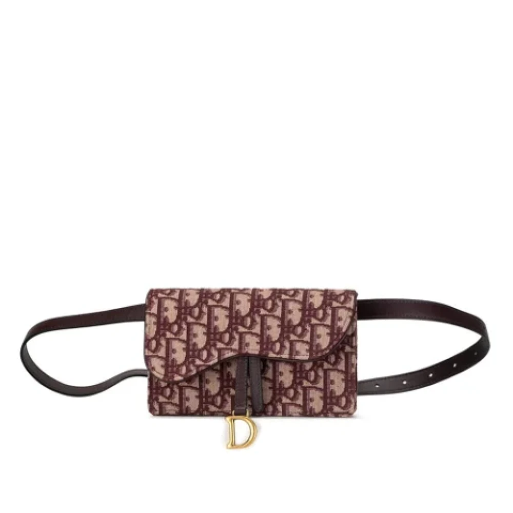 Dior Vintage Pre-owned Fabric dior-bags Brown Dames