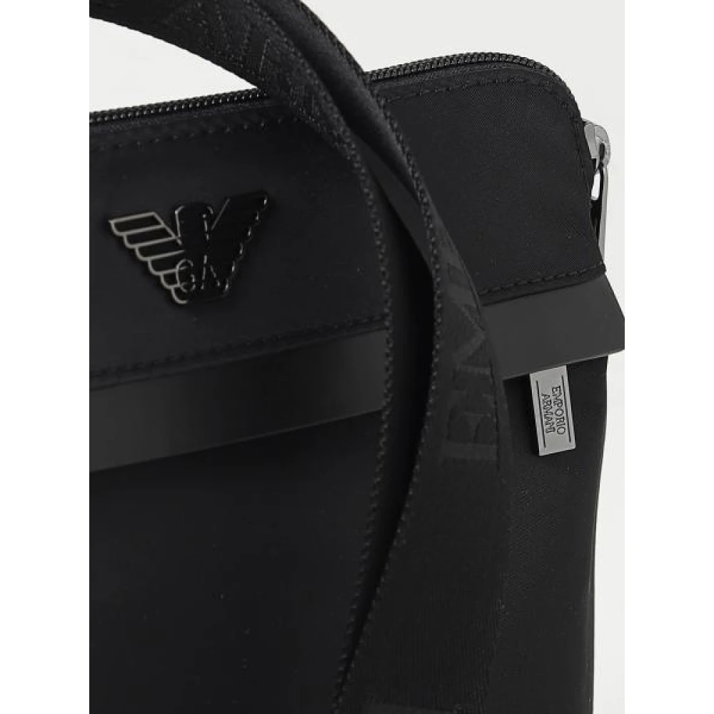 Emporio Armani Stijlvolle Tassen Collectie Black Heren