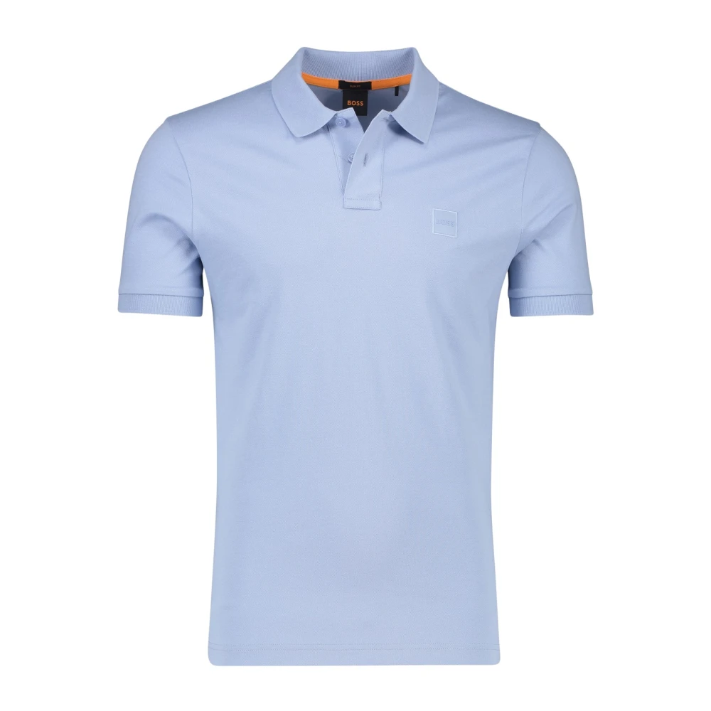 Hugo Boss Lichtblauw poloshirt korte mouw Blue Heren