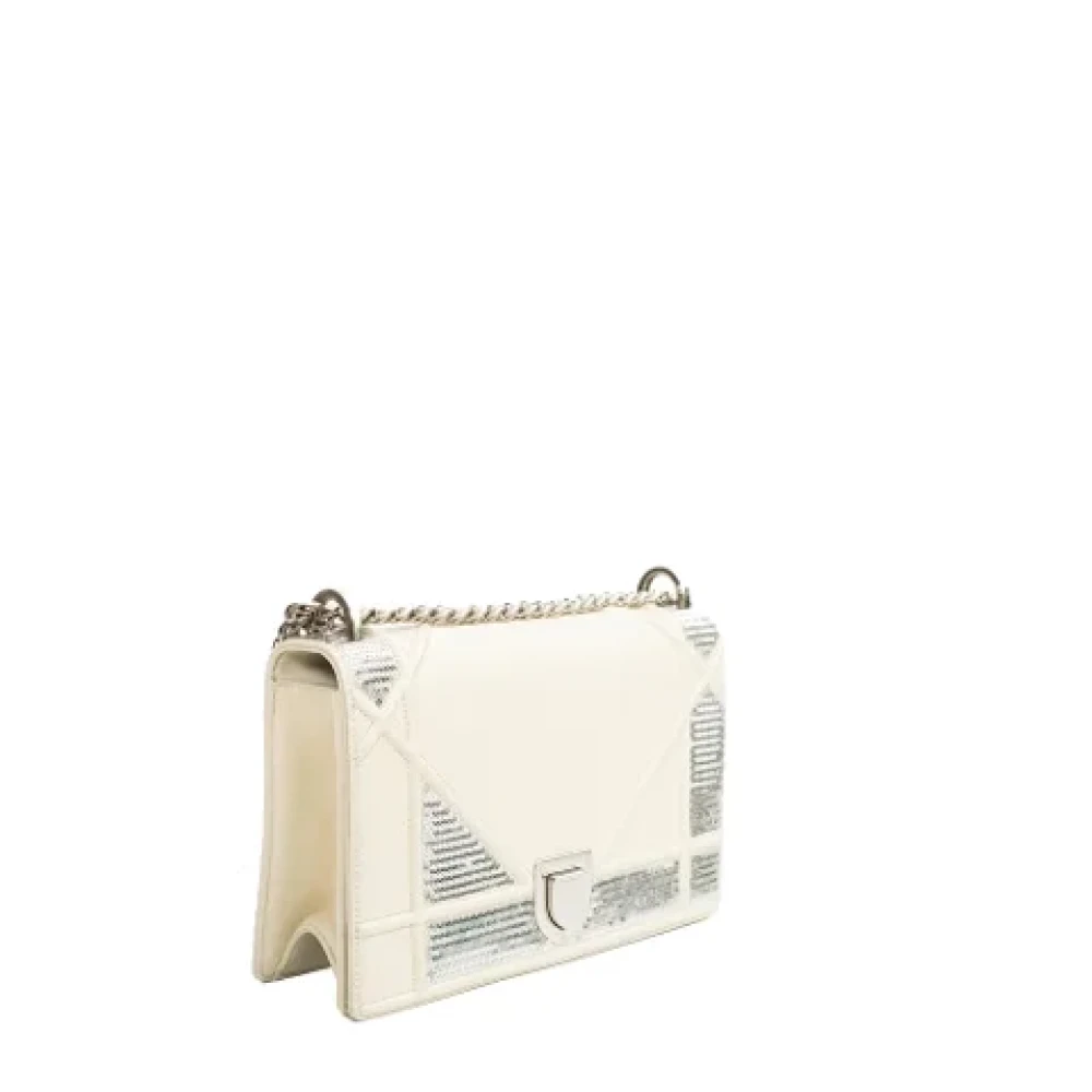 Dior Vintage Pre-owned Leather dior-bags White Dames
