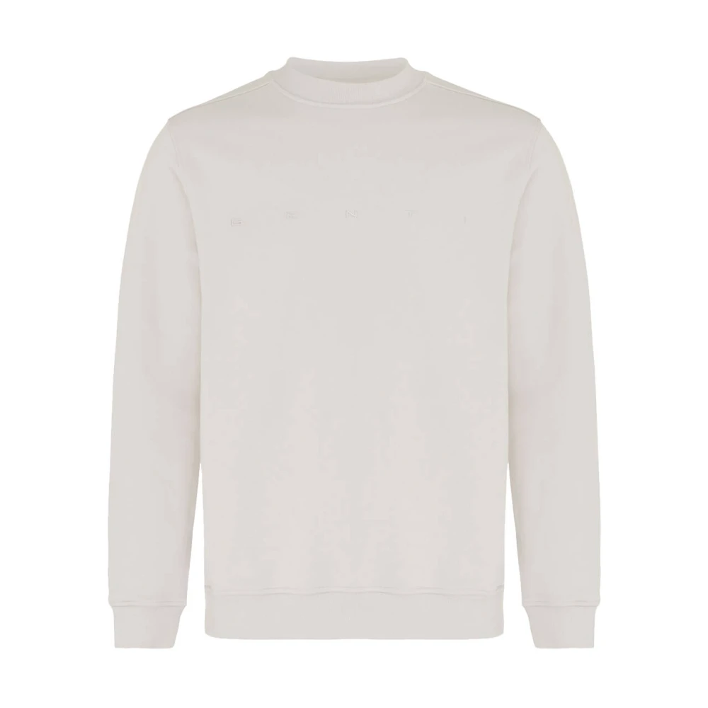 Genti Stijlvolle Sweatshirt Beige Heren