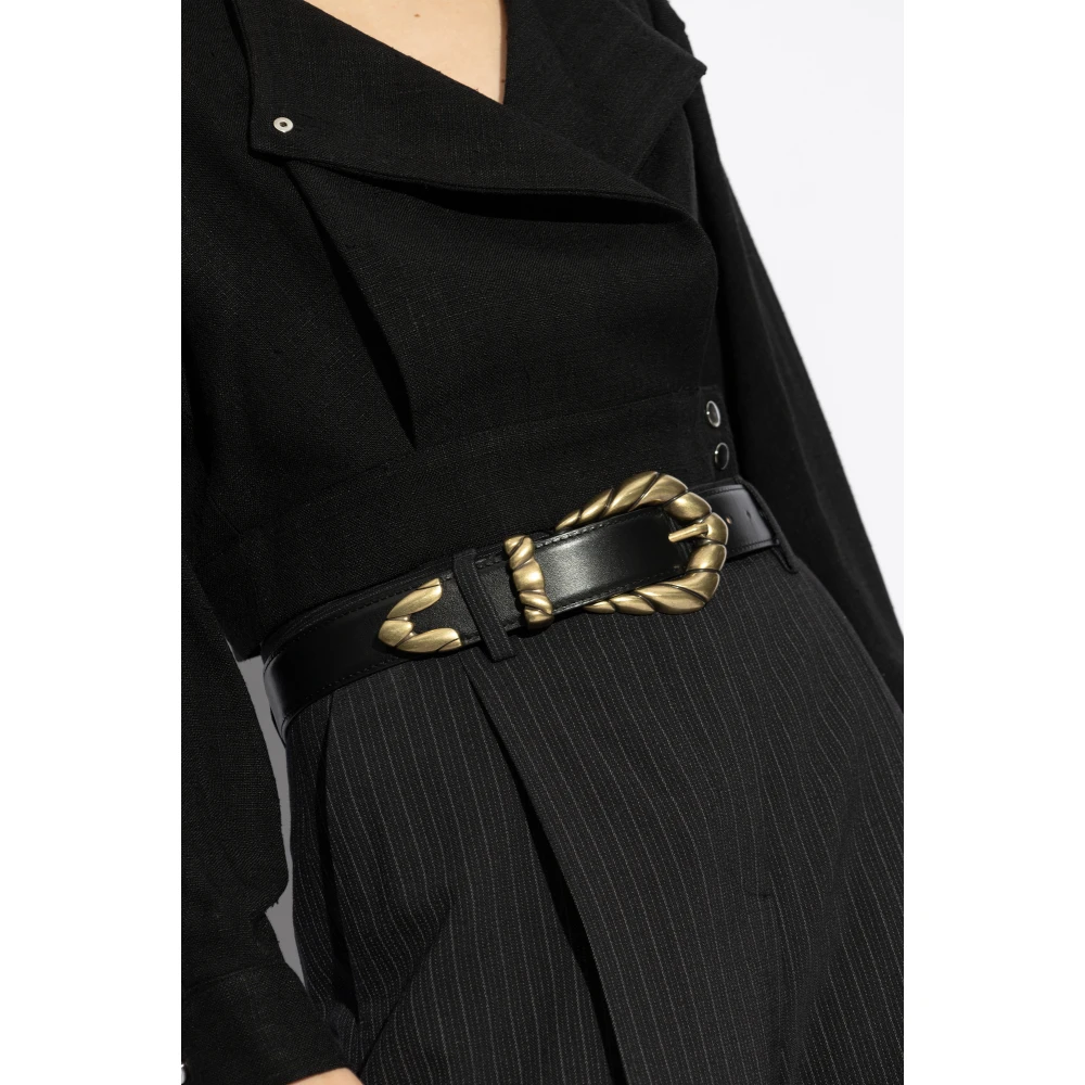 IRO Leren riem Black Dames