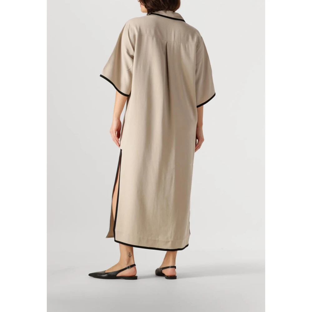 Copenhagen Muse Beige Shirt Jurk Mini Jurk Beige Dames