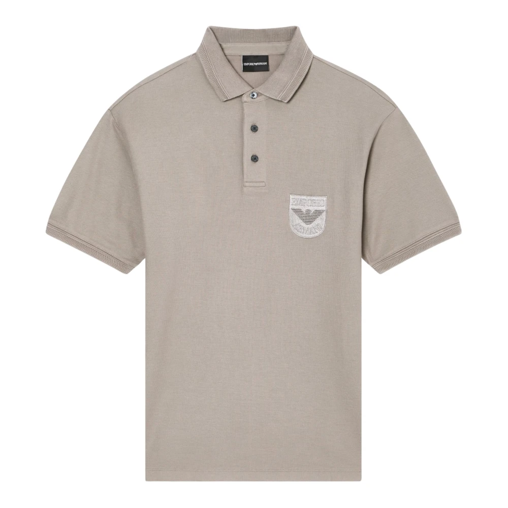 Emporio Armani Uomo Beige - Polo - Tops - M
