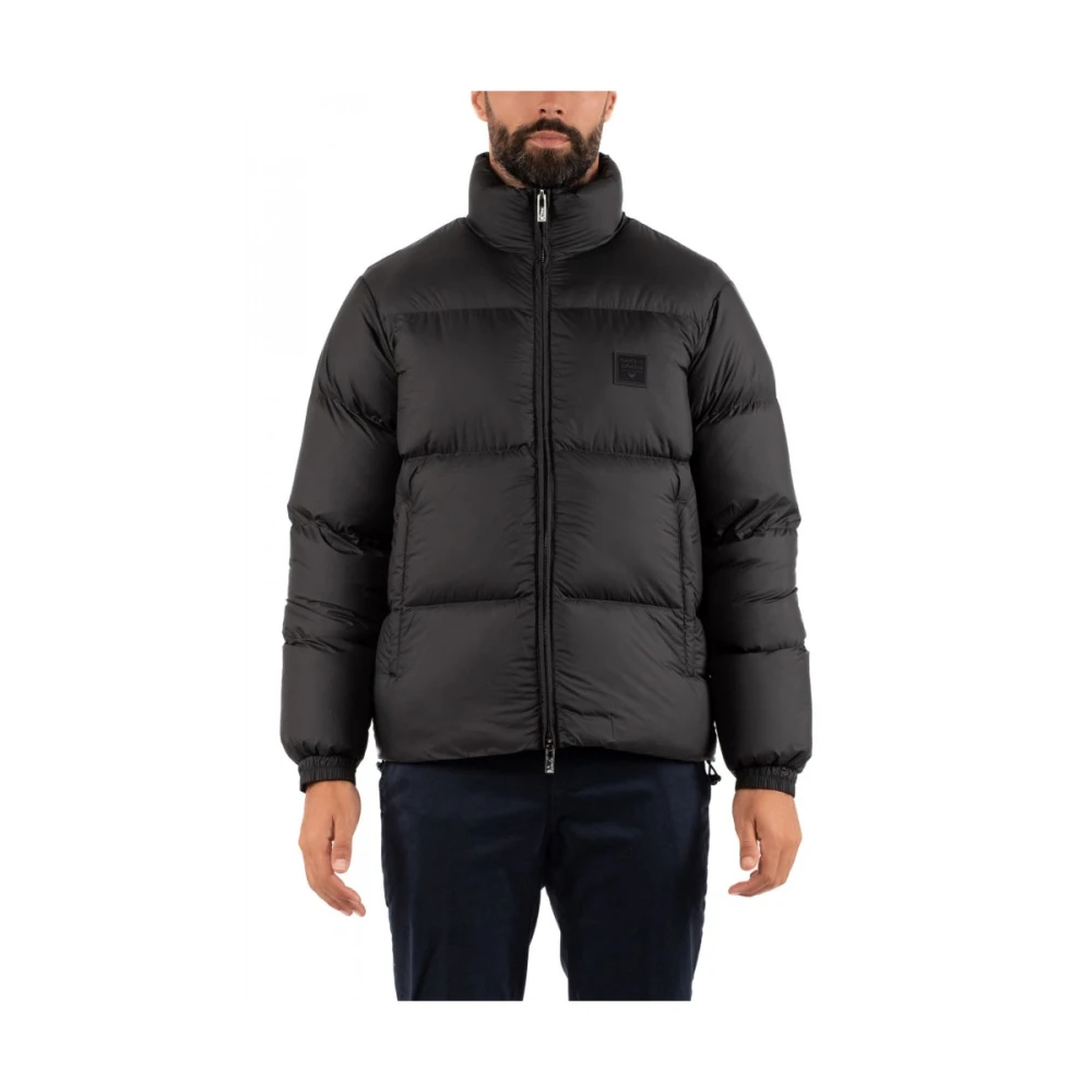 Emporio Armani Svart Stilren Blouson Jacka