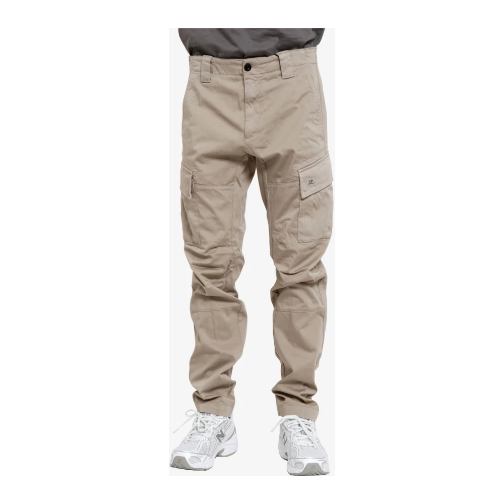 C.P. Company Cargo Katoenen Broek met Zakken Green Heren