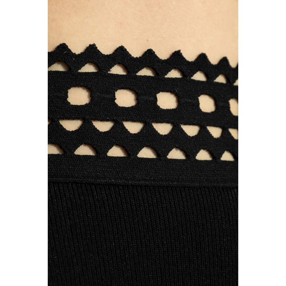 Alaïa Rok met decoratieve afwerking Black Dames