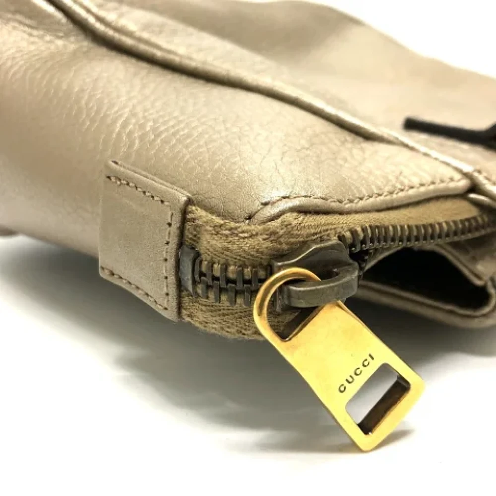 Gucci Vintage Pre-owned Leather gucci-bags Yellow Dames
