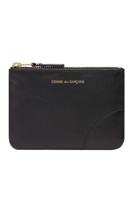 sort-laeder-mini-pochette-med-gylden-lynlas