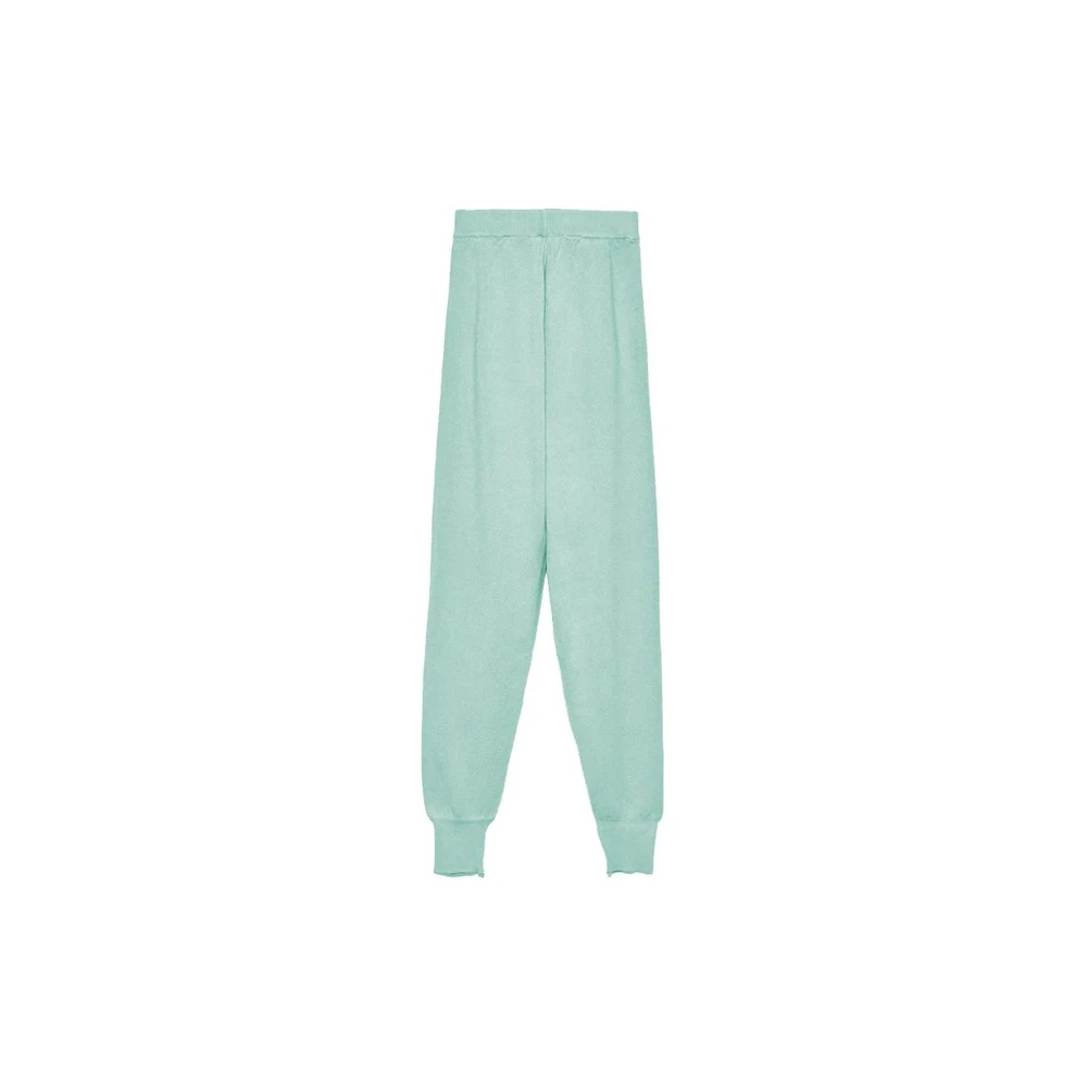 Hinnominate Mintgroene Wolmix Broek Green Dames