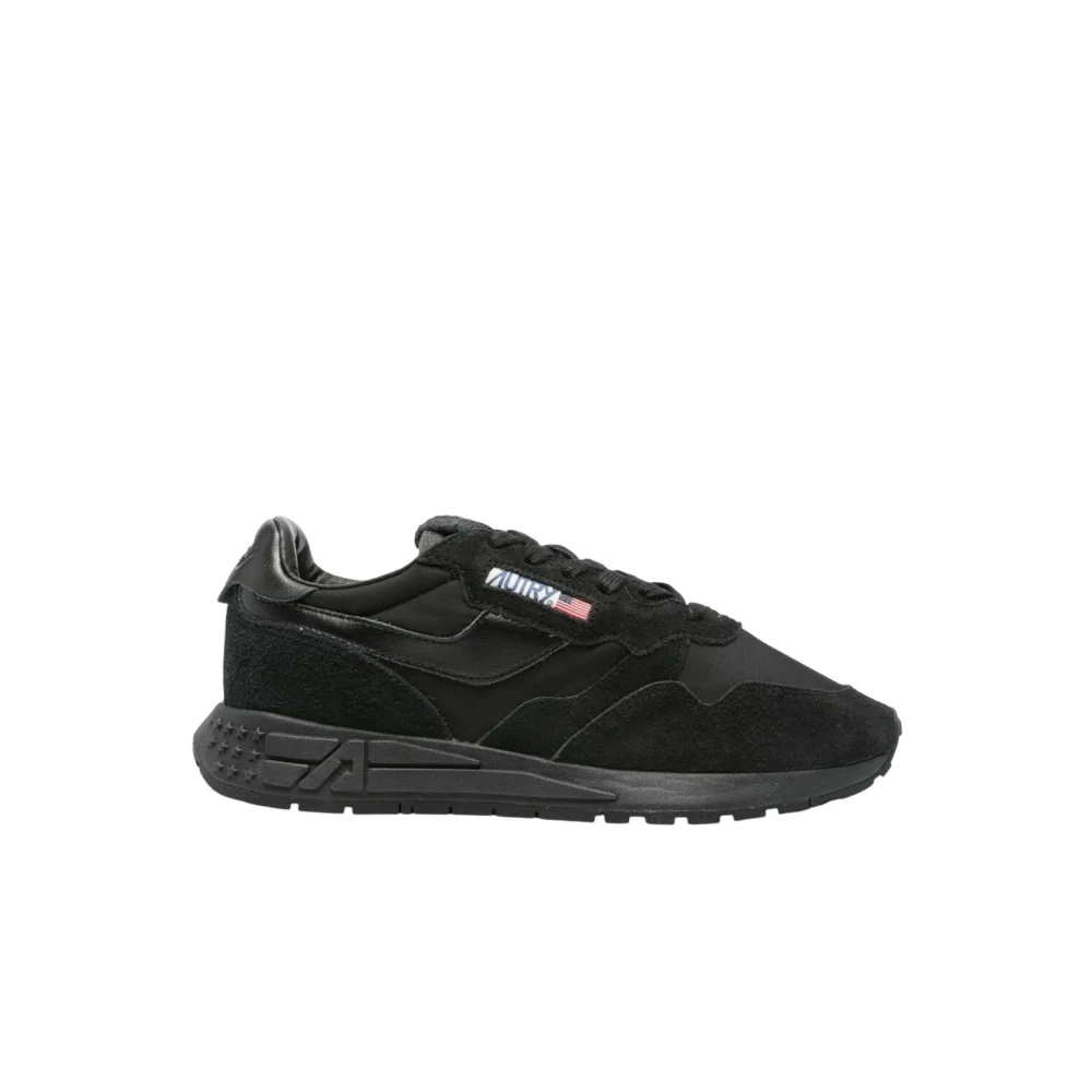 Autry Suede Hyperway Sneakers Dames Schoenen Zwart