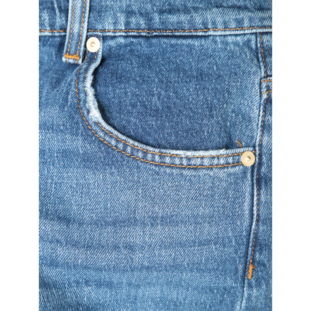 7 For All Mankind Wijde Jeans Denim Blue Dames