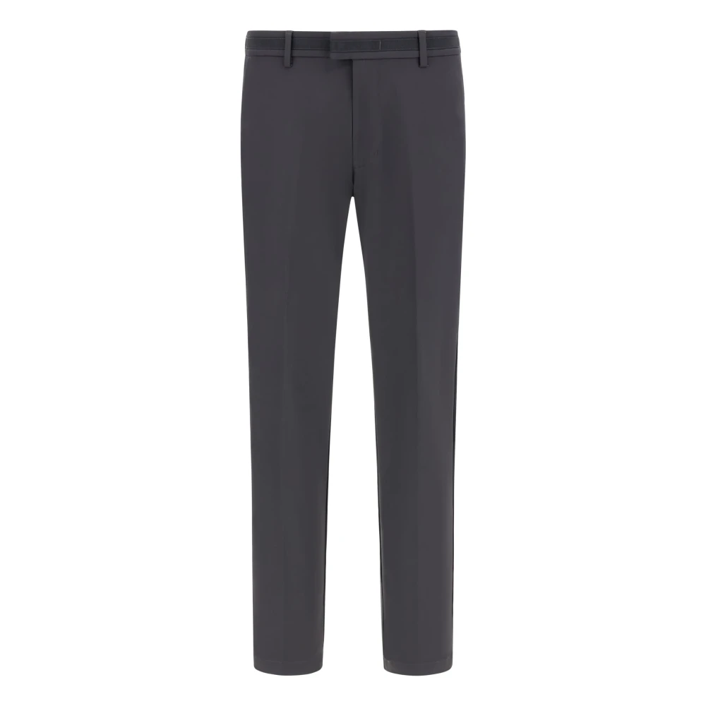 Boggi Milano B-Tech Stretch Nylon Broek Gray Heren