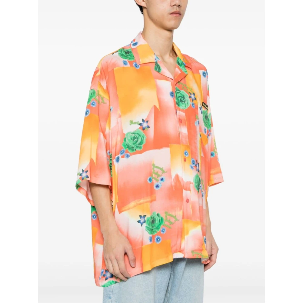 Martine Rose Boxy Hawaiian Shirt met Print Multicolor Heren