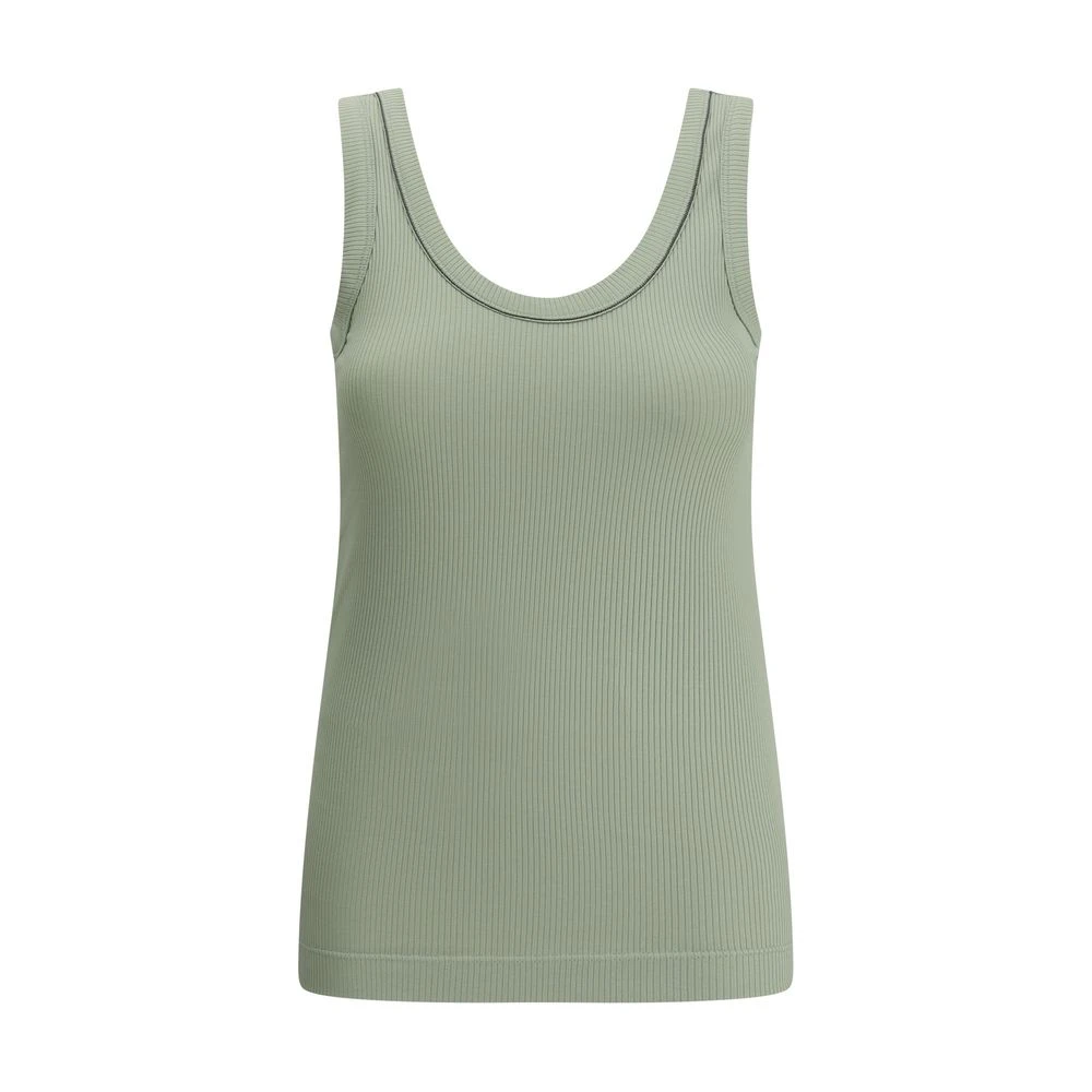 Tops > Sleeveless Tops - - Brunello Cucinelli - Modalova