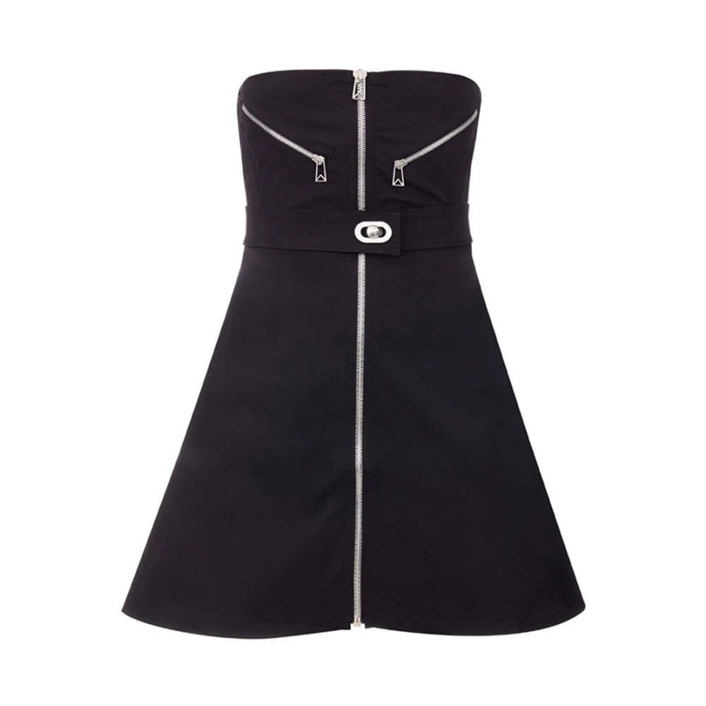 Bottega Veneta Zwart Polyamide Jurk Black Dames