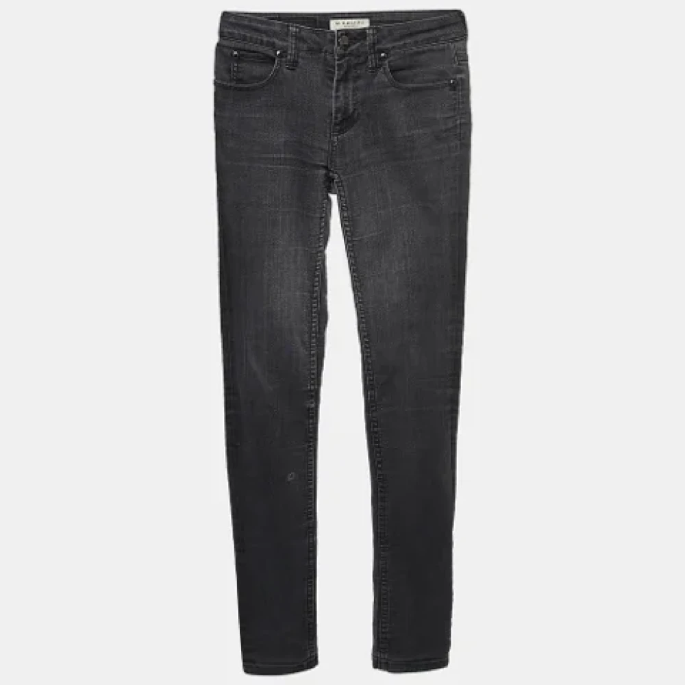 Burberry Vintage Pre-owned Denim jeans Gray Dames